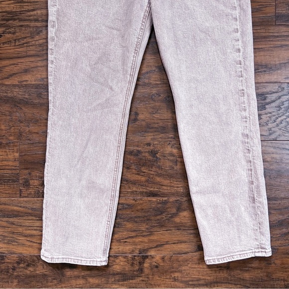 rag & bone • Nina High-Rise Cigarette jean slim straight leg Rose Glitz pink - Picture 7 of 11